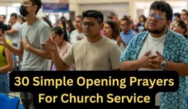 30 Simple Opening Prayers For Church Service