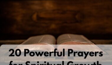 Prayers for Spiritual Growth
