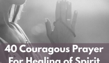 Prayer for Healing of Spirit