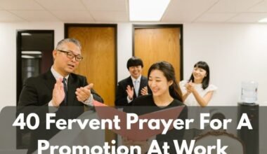 Prayer For A Promotion At Work