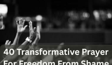 Prayer For Freedom From Shame
