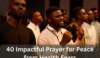 Prayer for Peace from Health Fears