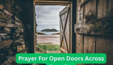 Prayer For Open Doors Across America