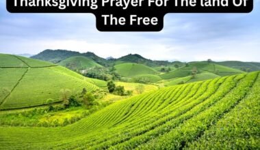 Thanksgiving Prayer For The land Of The Free