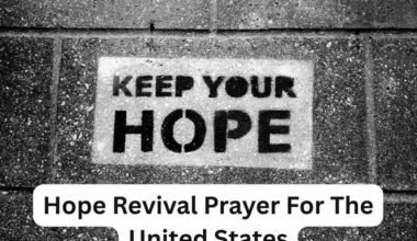 Hope Revival Prayer For The United States